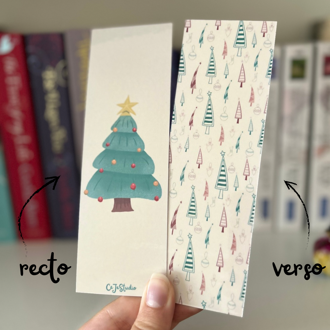 Marque-page sapin
