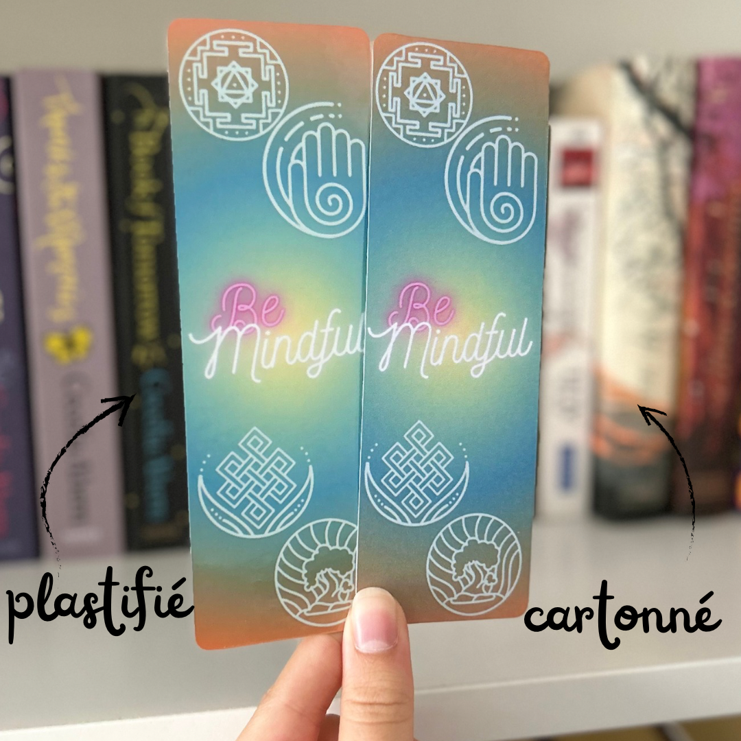 Marque-page "Be mindful"