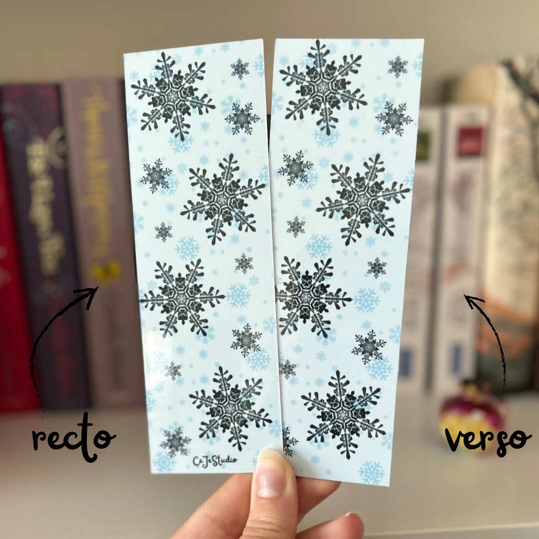 Marque-page flocons