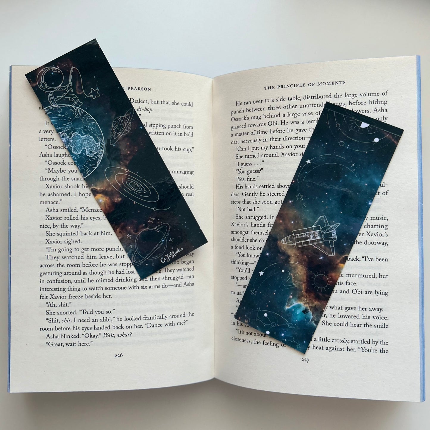Marque-page espace