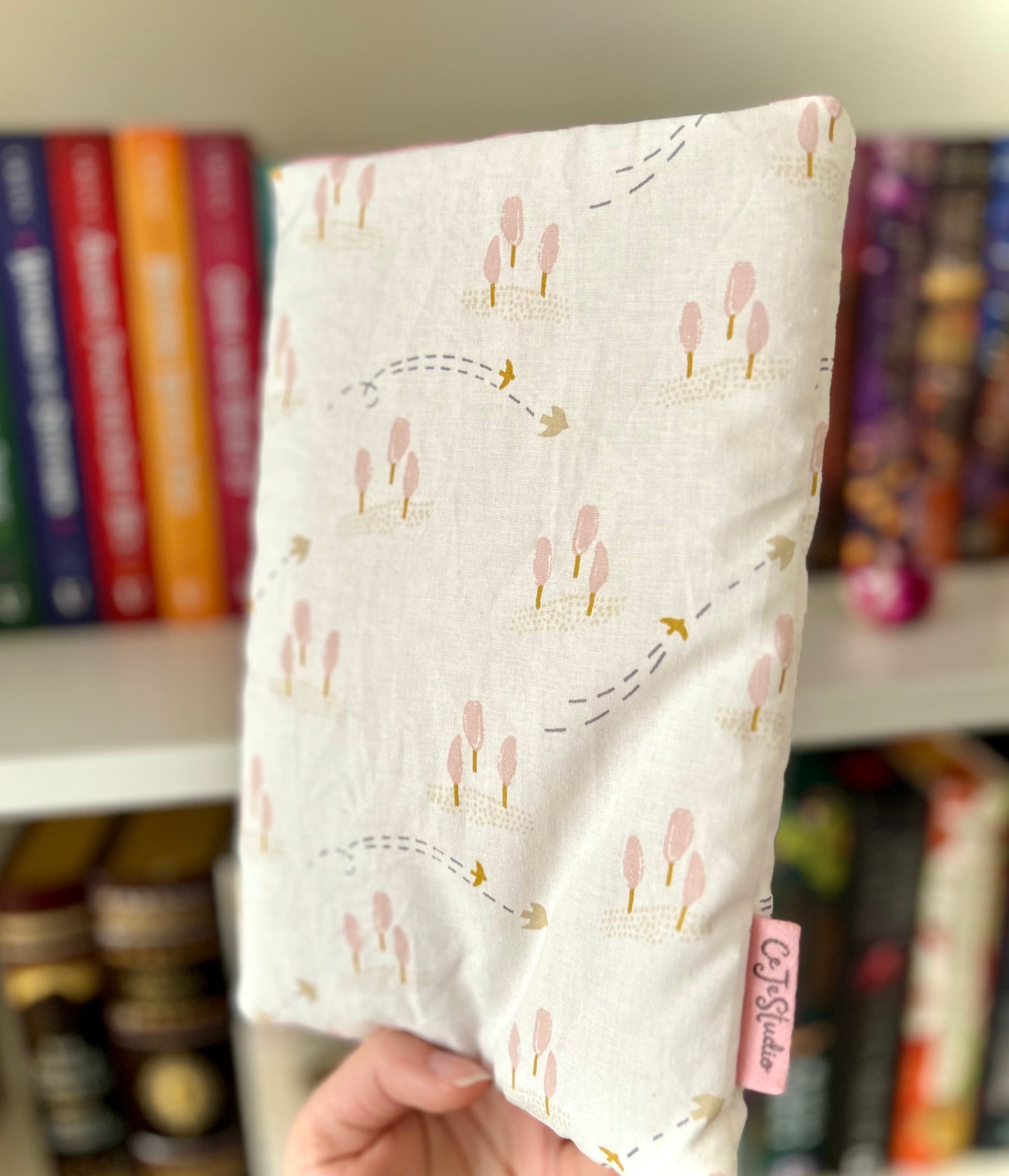 Pochette arbres roses