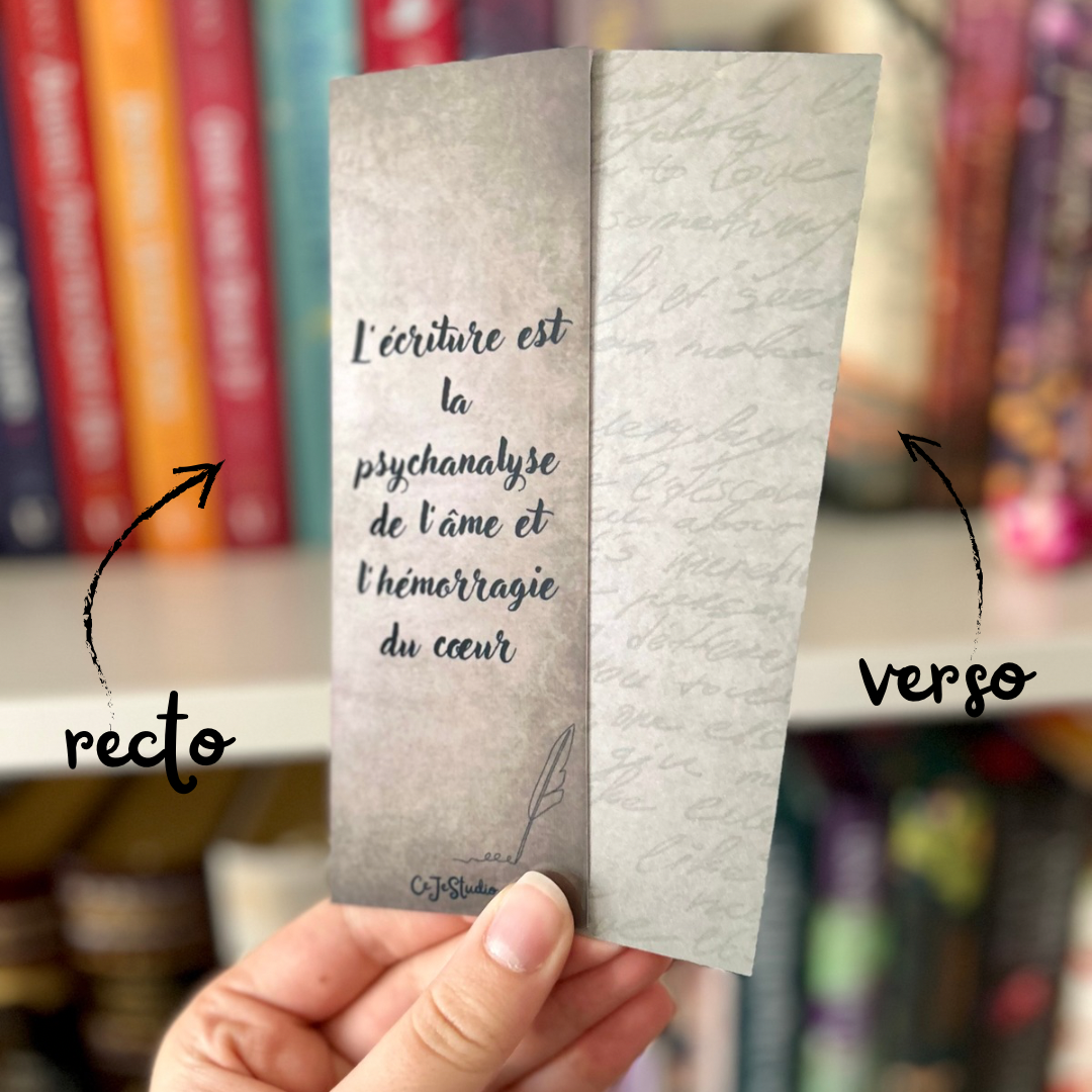 Marque-page "L’écriture"