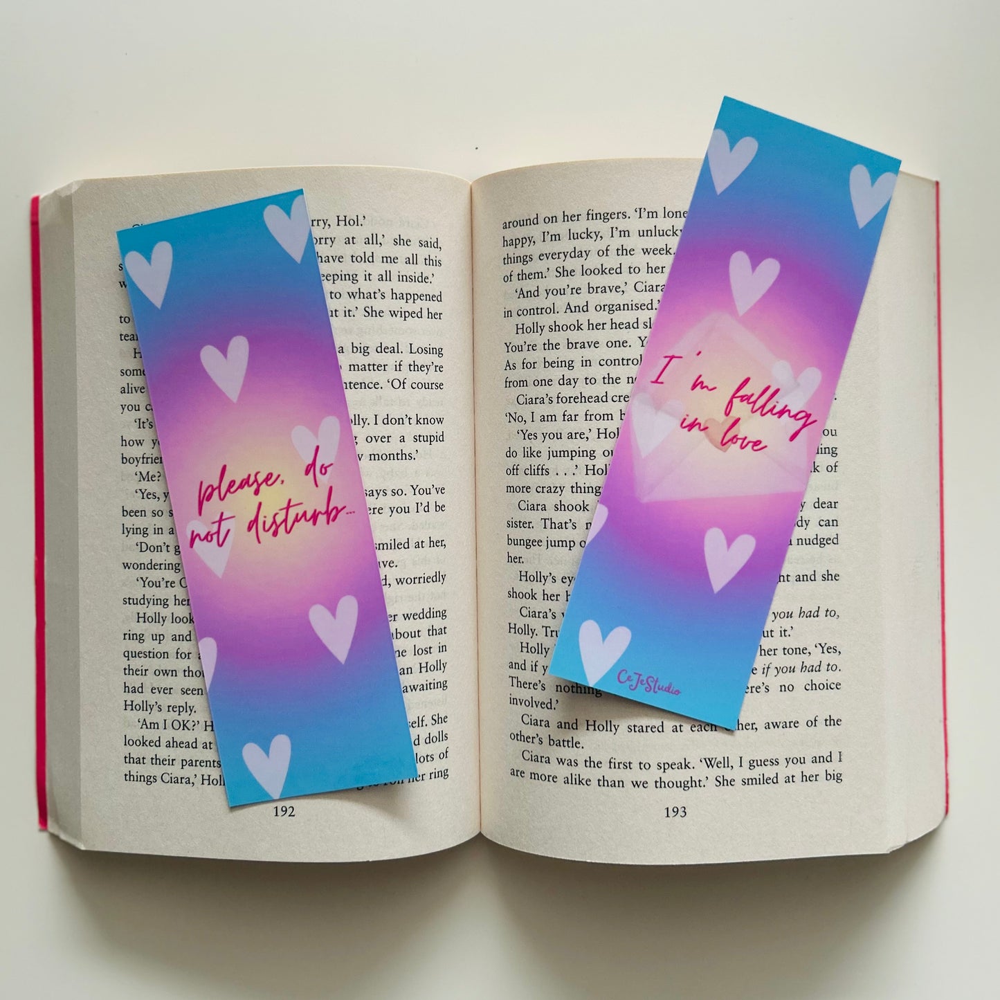 Marque-page "I’m falling in love"