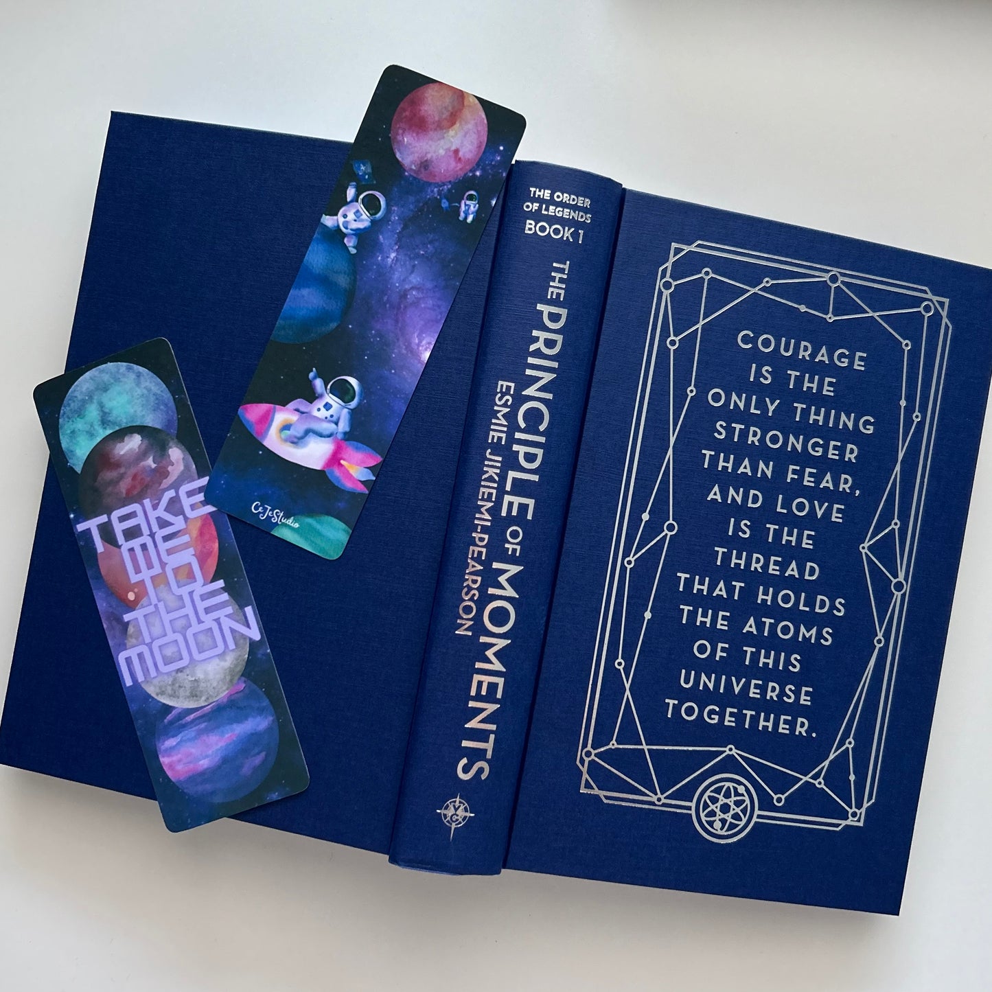 Marque-page "Take me to the moon"