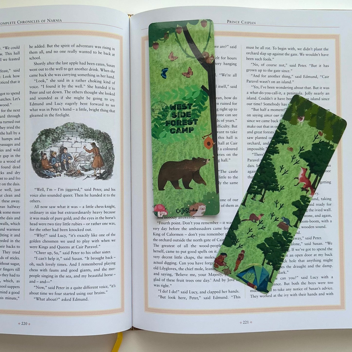 Marque-page "West side forest camp"