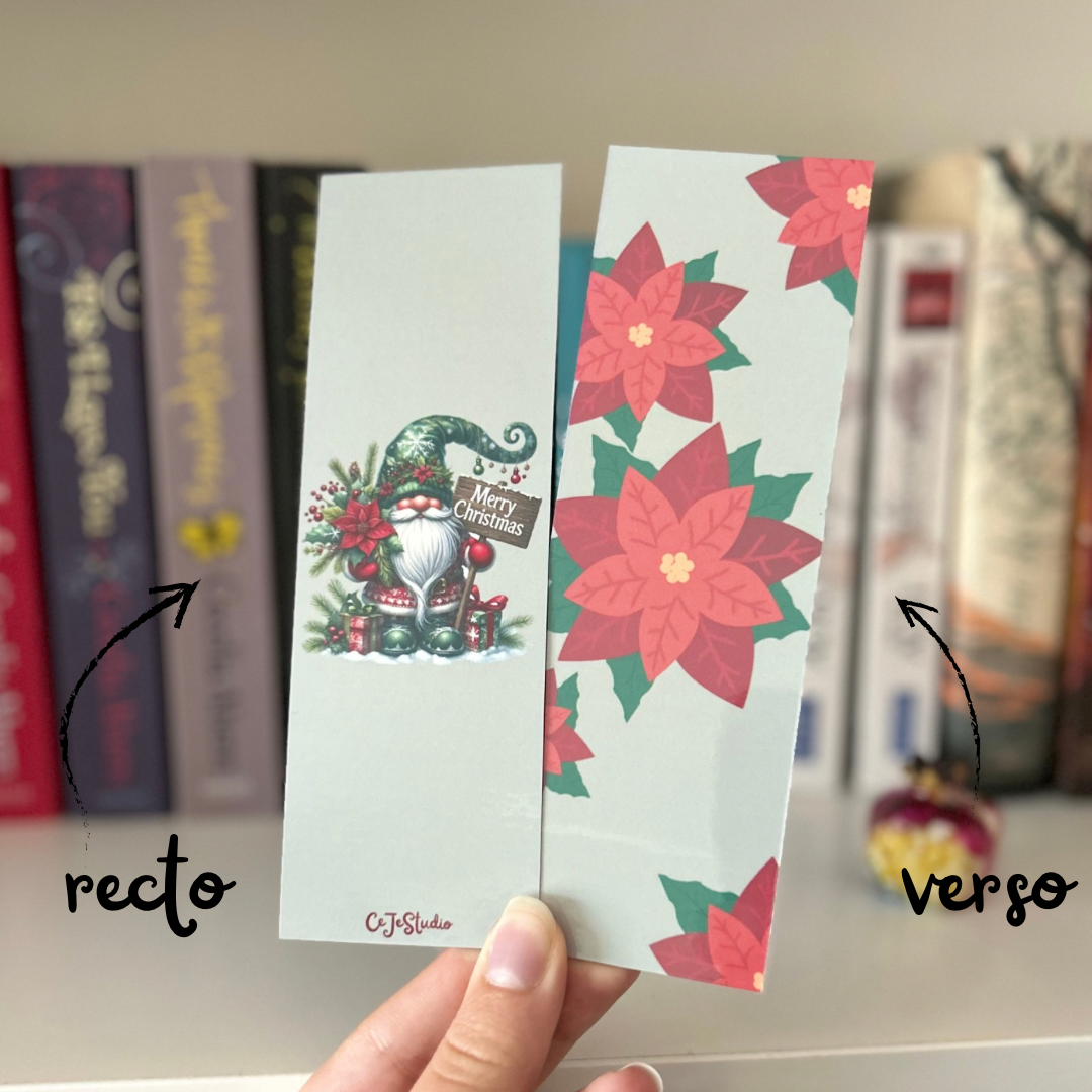 Marque-page « Merry Christmas »